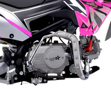 Thumpstar - TSB 110cc GR Dirt Bike Pink Stickers