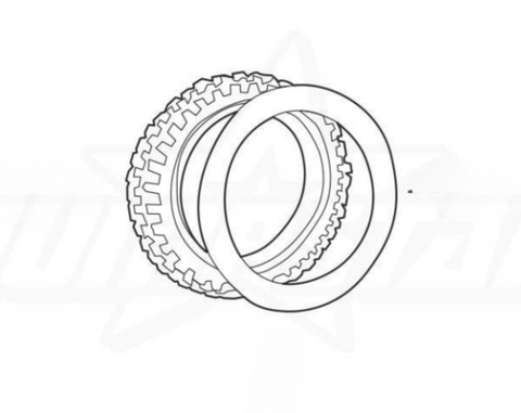 3399 | Rear Tyre 100/90-18 | TSX230