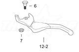 3756 | Brake Lever Complete Assembly | TSX230