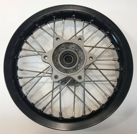 3852 | Rear Wheel 12 - 1.85, 7075, Stainless, Black | V5