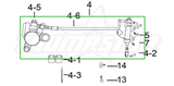 3971 | Rear Brake Assembly | CNC Mount - Racing