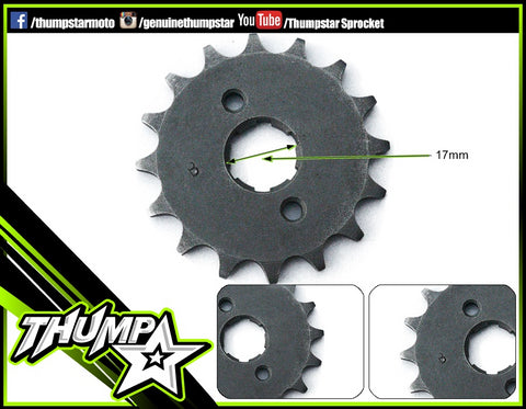 7183 | Front Sprocket | 17mm Shaft, 428 x 15T