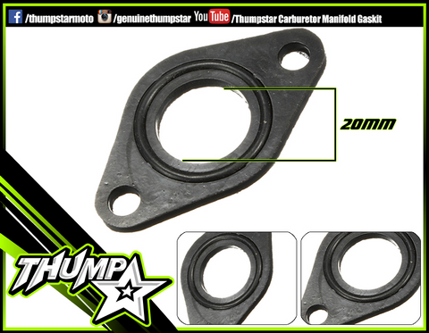 7282-20mm Carburetor Manifold Gasket + Spacer