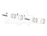 7826 | Rubber Footpegs Assembly | TSE12/16