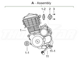 7882 | TY 189CC Engine Complete Assembly