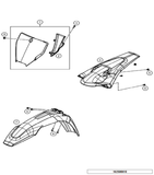 8424 | Complete Plastic Assembly (Front & Rear Fender. L & R Shrouds, L & R Side