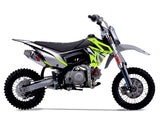 Thumpstar - TSK 110 E GR Dirt Bike Neon Stickers