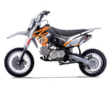 Thumpstar - TSB 110cc GR Dirt Bike Orange Stickers