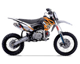 Thumpstar - TSK 141E GR Dirt Bike Orange Stickers