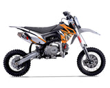 Thumpstar - TSX 125cc GR Dirt Bike orange Stickers