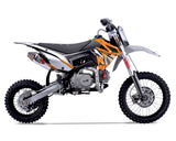 Thumpstar - TSX 140cc GR Dirt Bike orange Stickers