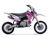 Thumpstar - TSB 110cc GR Dirt Bike Pink Stickers