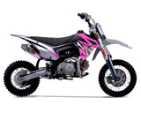 Thumpstar - TSK 110 E GR Dirt Bike Pink Stickers