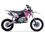 Thumpstar - TSK 141E GR Dirt Bike Pink Stickers