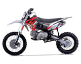 Thumpstar - TSK 141E GR Dirt Bike Red Stickers