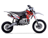 Thumpstar - TSX 140cc GR Dirt Bike red Stickers