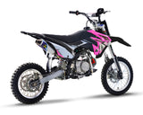 Thumpstar - TSB 125cc Dirt Bike Pink Stickers