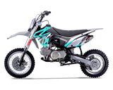 Thumpstar - TSB 110cc GR Dirt Bike Cyan Stickers