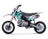 Thumpstar - TSB 125cc GR Dirt Bike Cyan Stickers