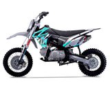 Thumpstar - TSK 110 E GR Dirt Bike Cyan Stickers