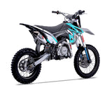 Thumpstar - TSK 141E GR Dirt Bike Cyan Stickers