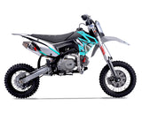 Thumpstar - TSX 125cc GR Dirt Bike Cyan Stickers