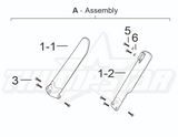 3535/3733 | Fork Guard Complete Assembly | V5