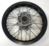 3852 | Rear Wheel 12 - 1.85, 7075, Stainless, Black | V5