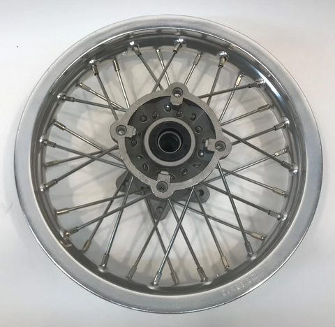 3905 | Rear Wheel 12 - 1.85, 6061, Stainless, Silver | V5